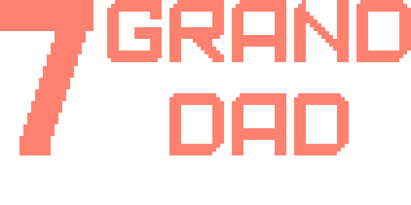 7 Grand Dad Enamel Pin Logo